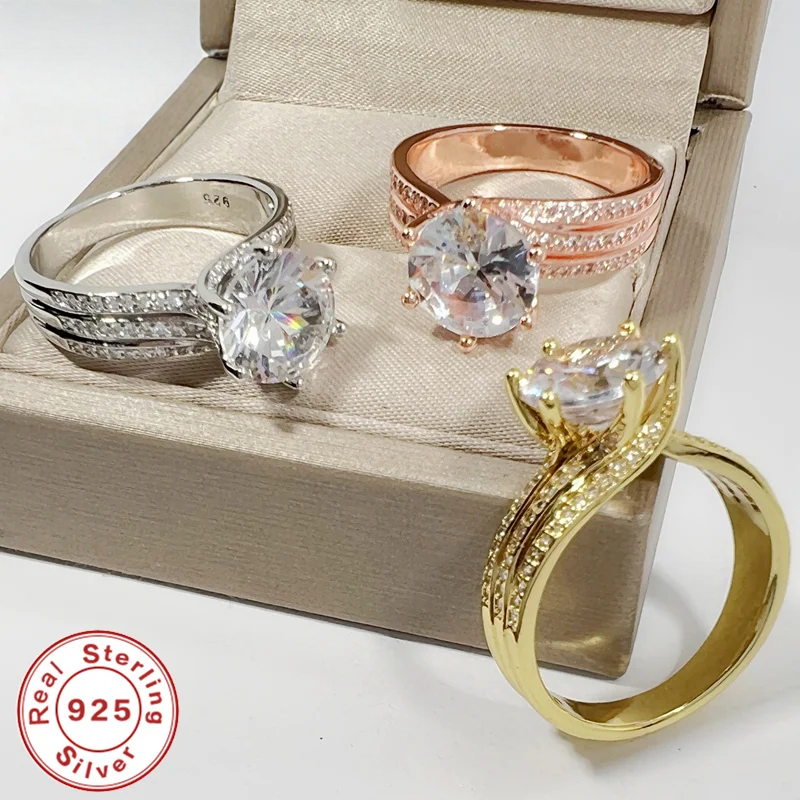 Aurora Ring Luxury 925 Sterling Silver Ring