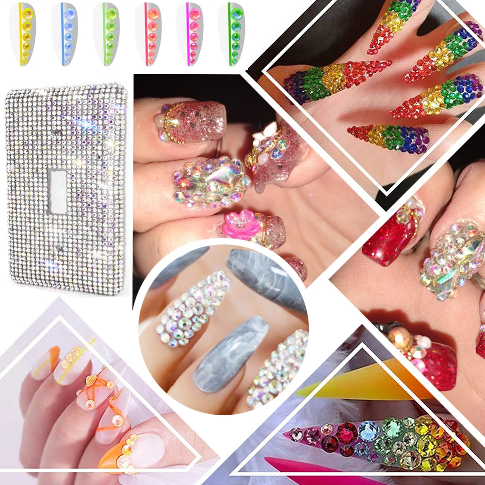 Candy colors  Rhinestones