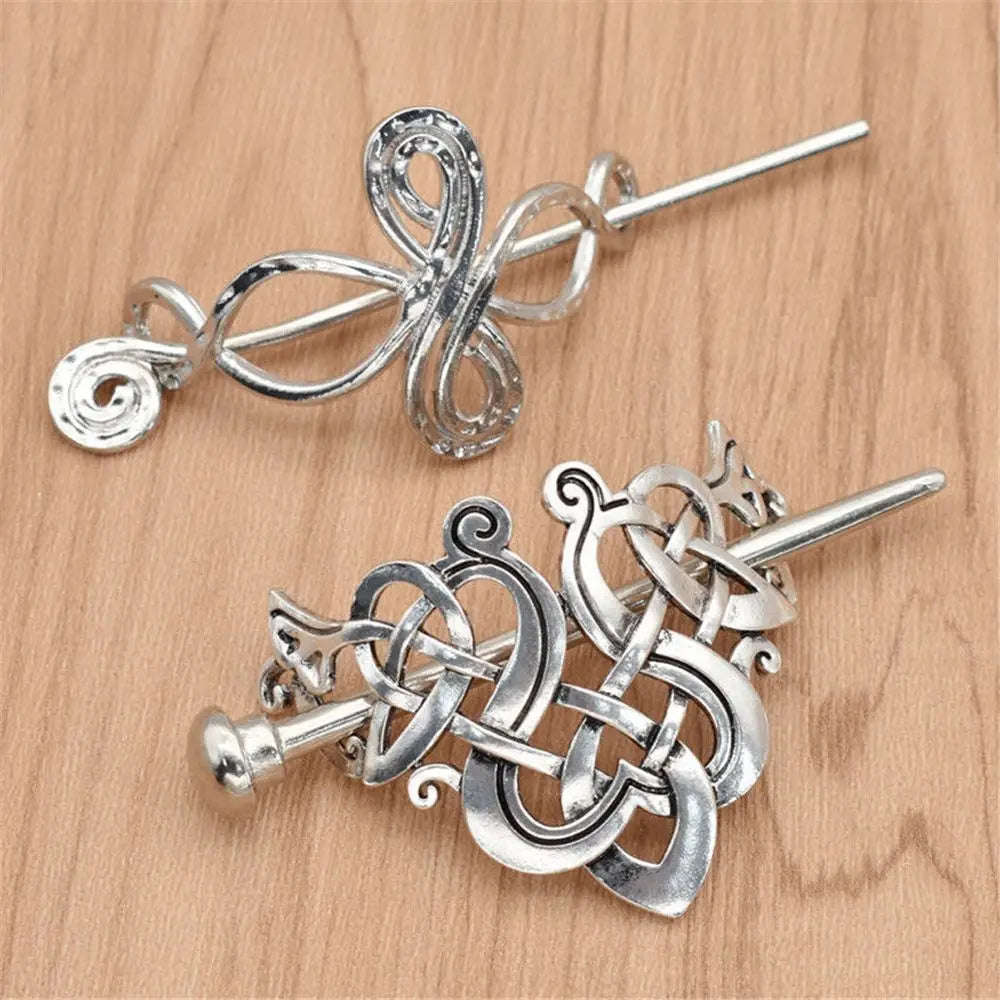 Knots Clips Hairpin Charm Alloy Hair Stick