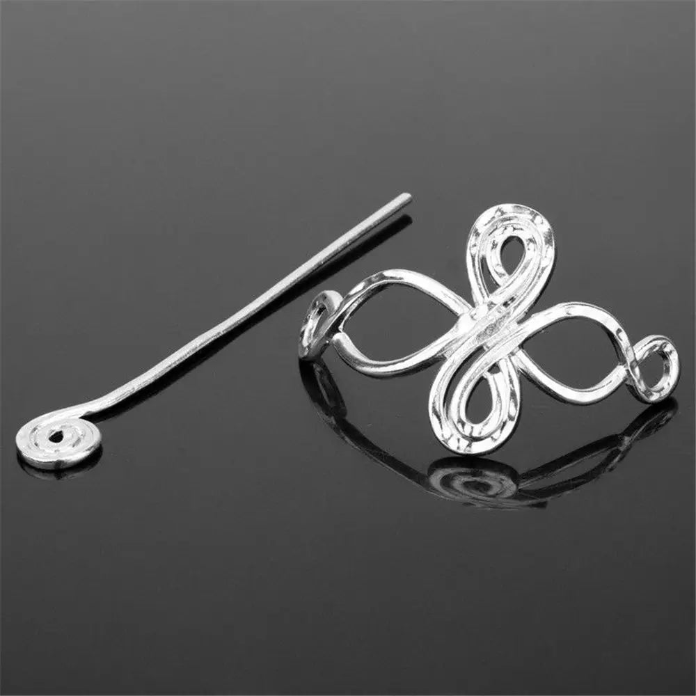 Knots Clips Hairpin Charm Alloy Hair Stick