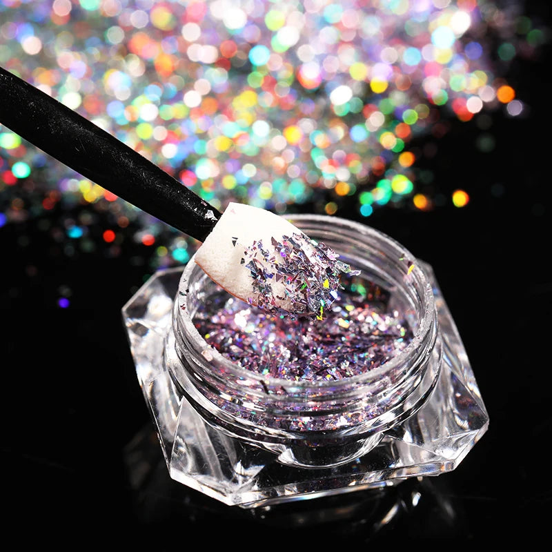 Diamonds Nail Sequins Sparkly Shinning  Decoration Powder