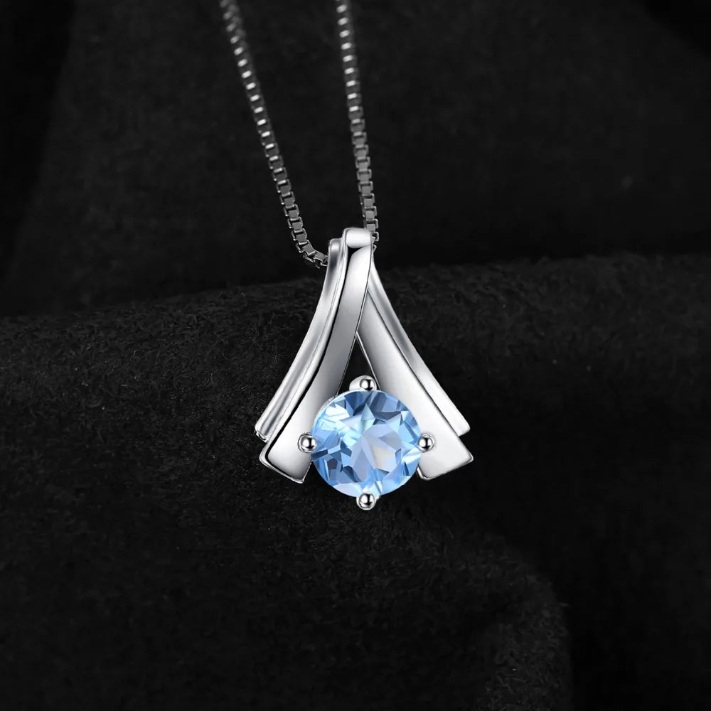Rose Halo
 1ct Blue Topaz 925 Sterling SilVER