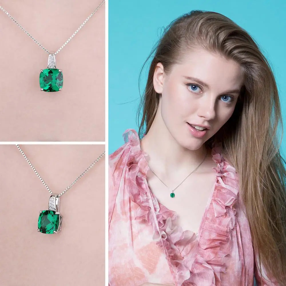 Honey 
Nano Green Emerald 925 Sterling Silver