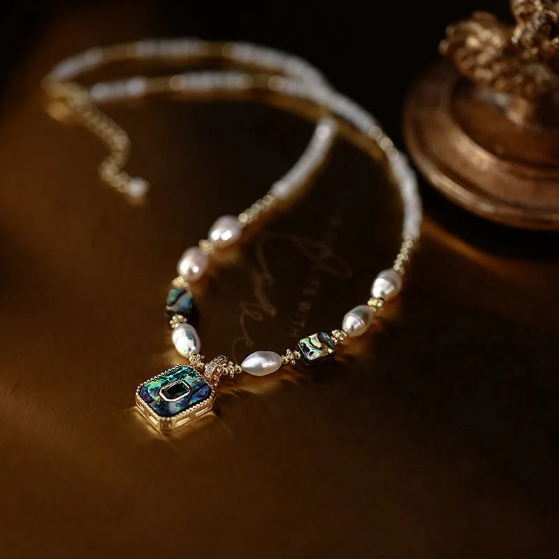 Moon Kiss Necklace 
100% Natural Freshwater Pearl 14K Gold Filled