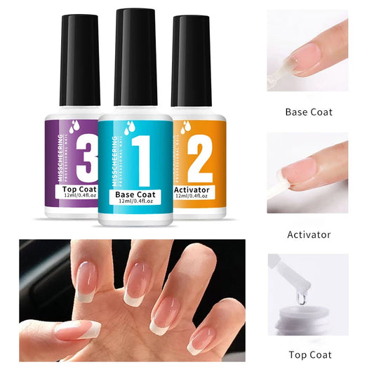 Gel Polish UV Sealer   Coat Activator 12ML Transparent Top Base