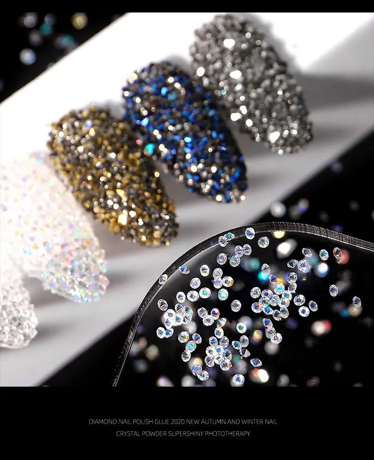 3D Nail Art Accessories Glitter Micro Crystal