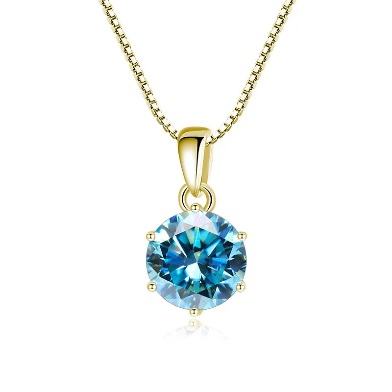 Golden Embrace
1 CT Real Royal Blue Color  925 Sterling Silver