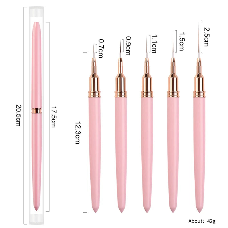 5pcs Nail Art Brushes