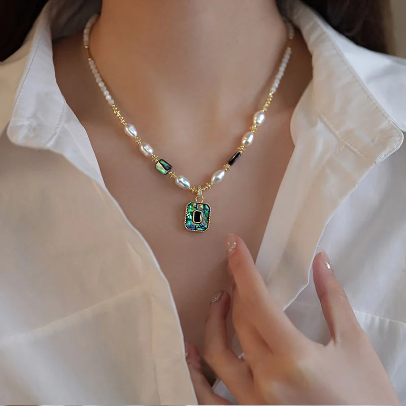 Moon Kiss Necklace 
100% Natural Freshwater Pearl 14K Gold Filled