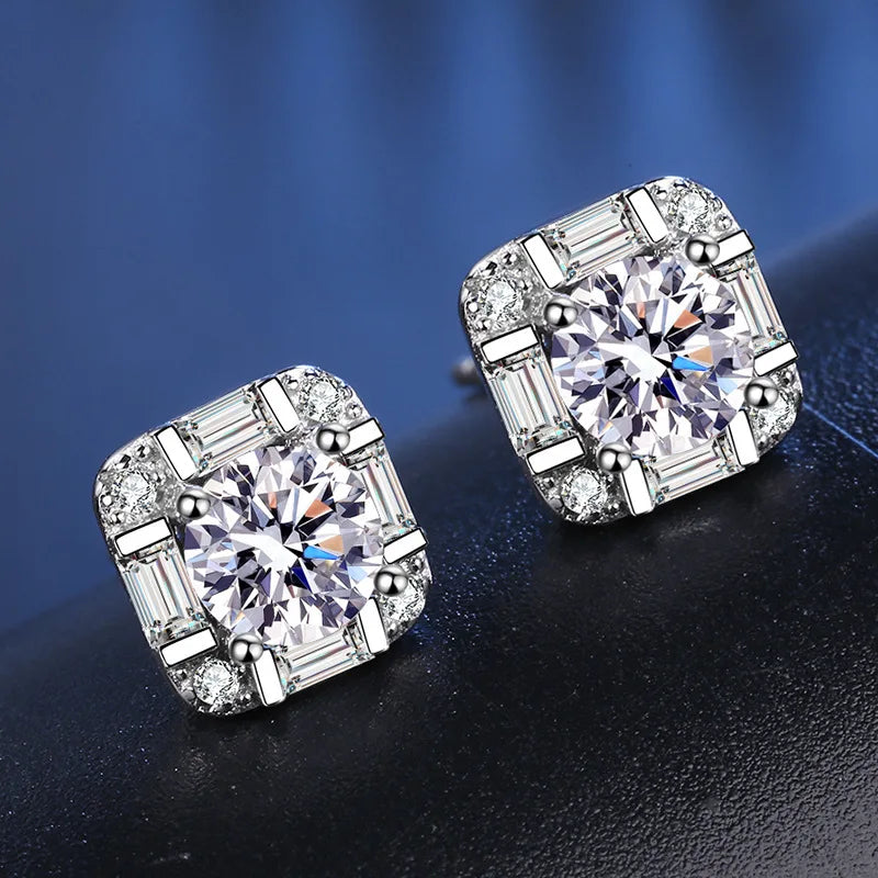 sky blue  0.5 CT  925 Sterling Silver