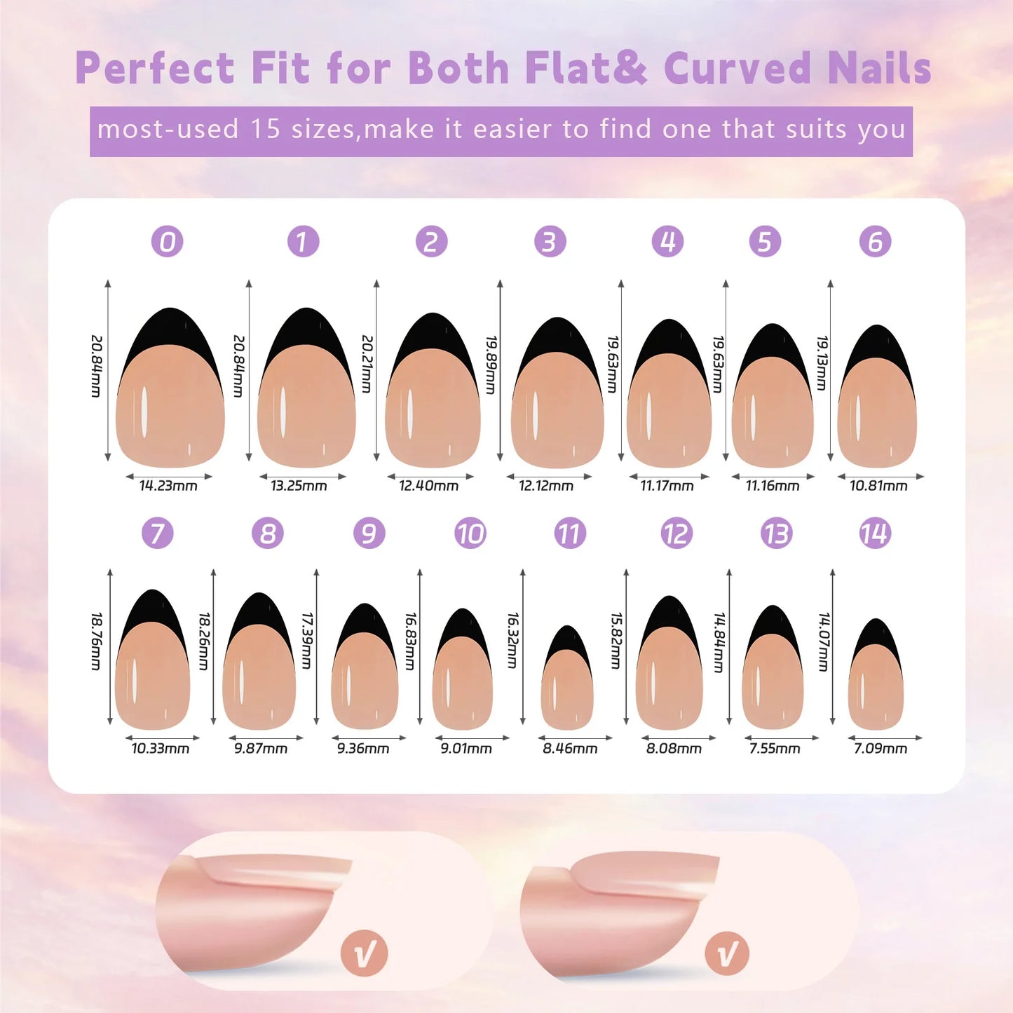 French False Nails 150Pcs