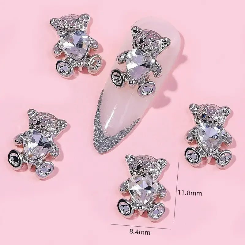 Cute Bear3D Accessories Nail Supplies