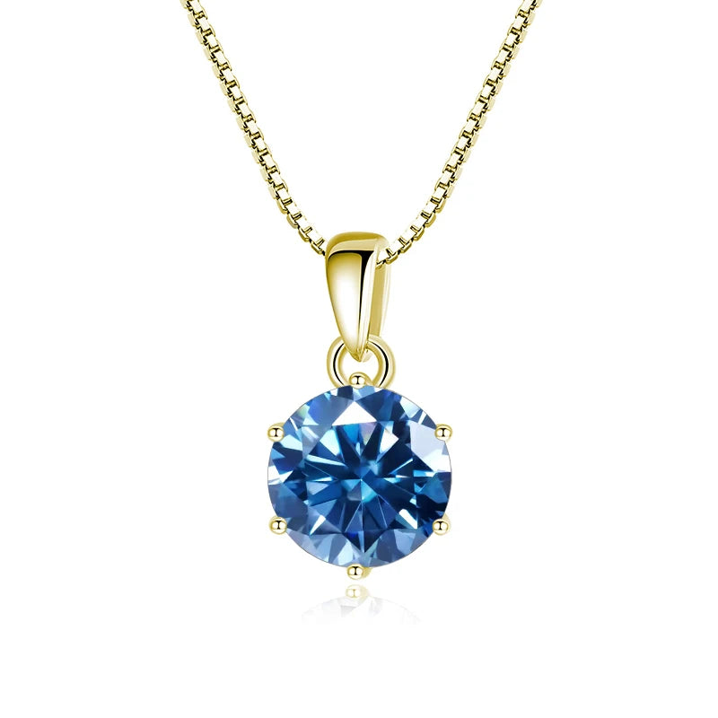 Golden Embrace
1 CT Real Royal Blue Color  925 Sterling Silver