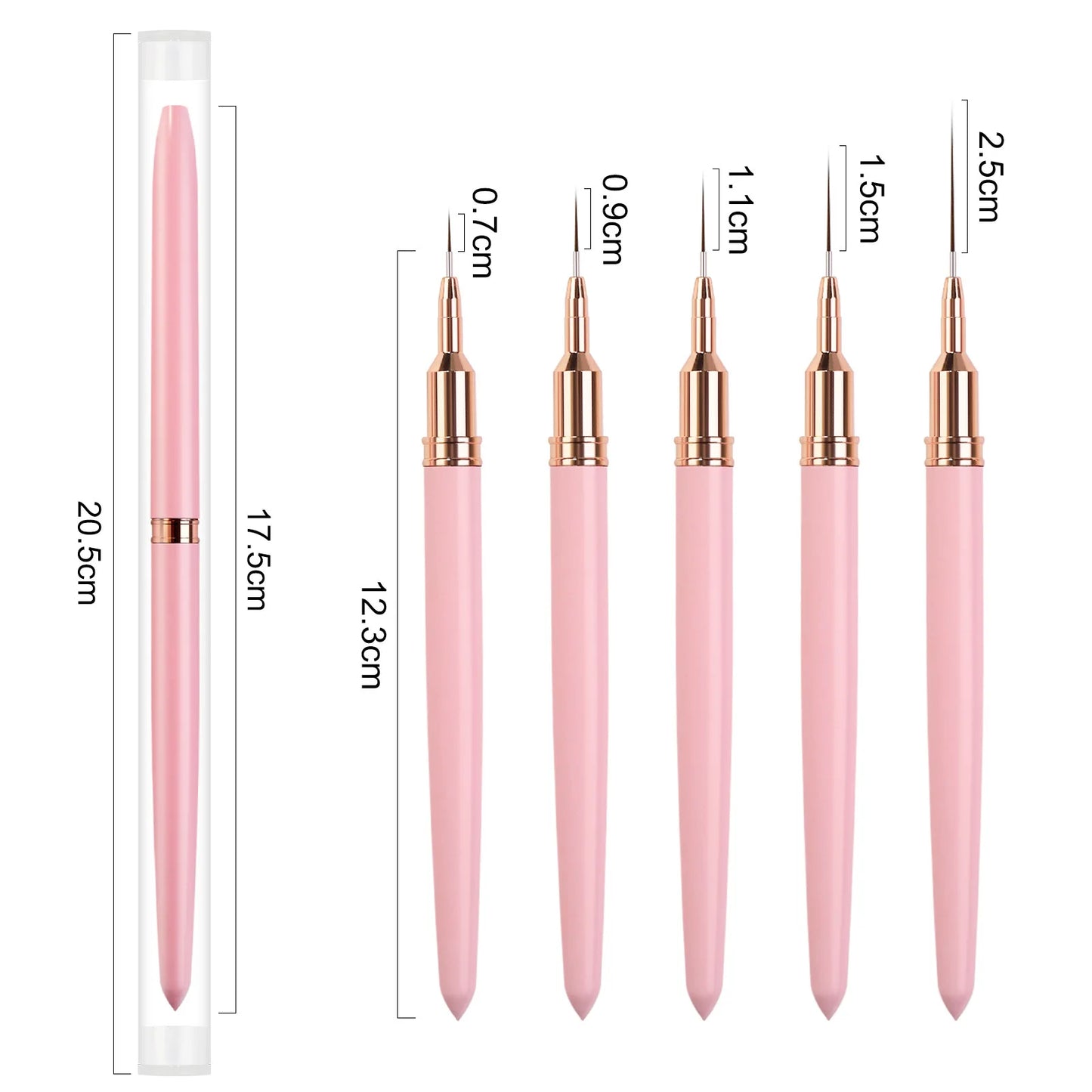 5pcs Nail Art Brushes