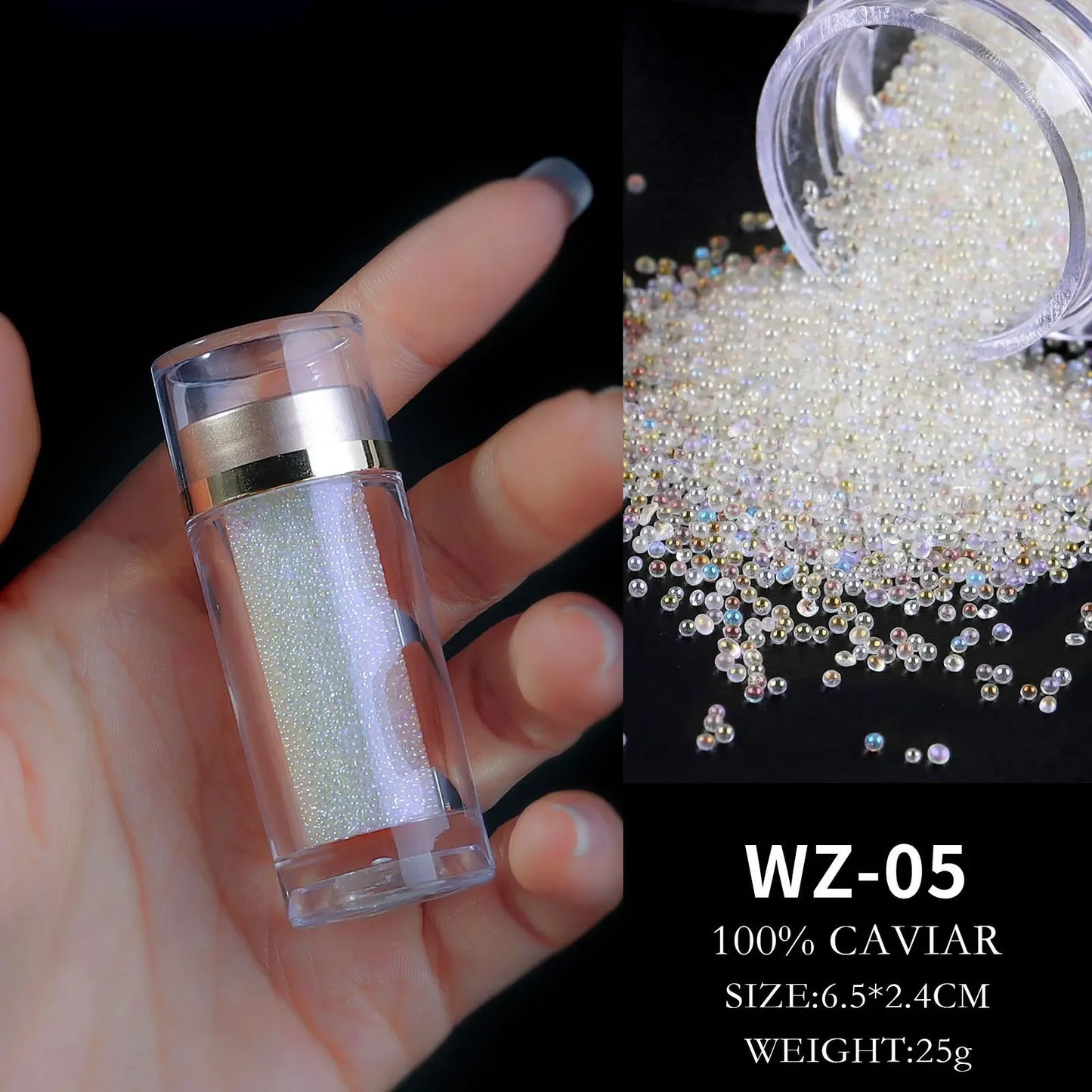 3D Nail Art Crystals  Glitter DIY Glass