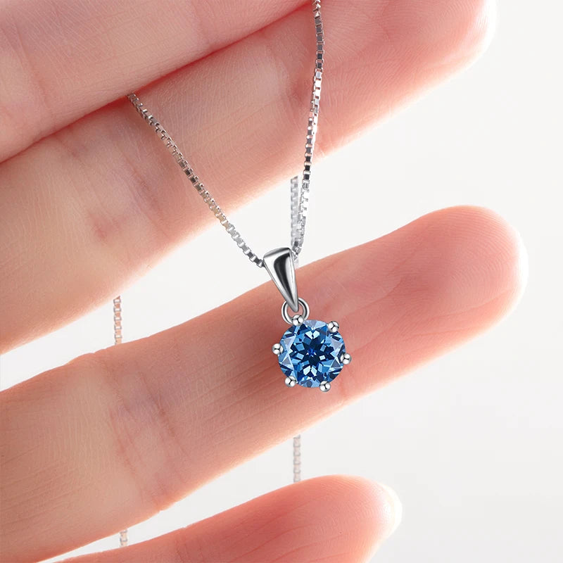 Golden Embrace
1 CT Real Royal Blue Color  925 Sterling Silver