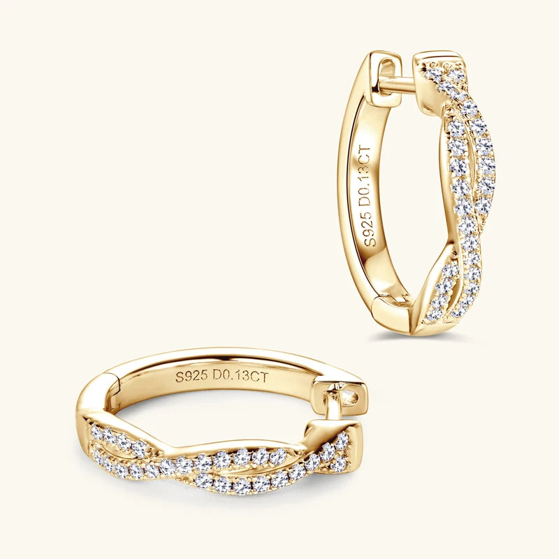 GOLD star   925 Sterling Silver