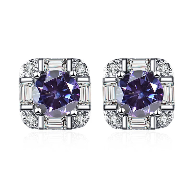 sky blue  0.5 CT  925 Sterling Silver