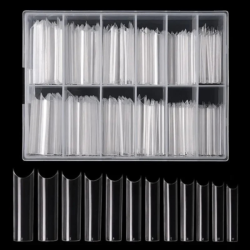 Long Square XXL Extra Straight Nail 240pcs/Box