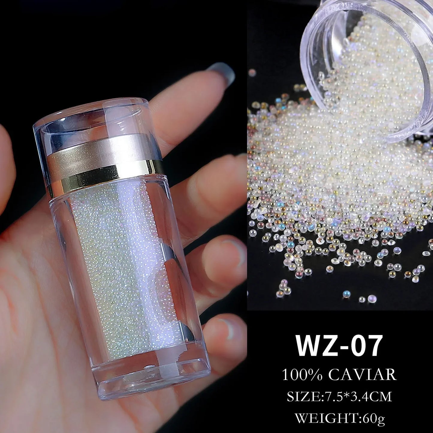 3D Nail Art Crystals  Glitter DIY Glass