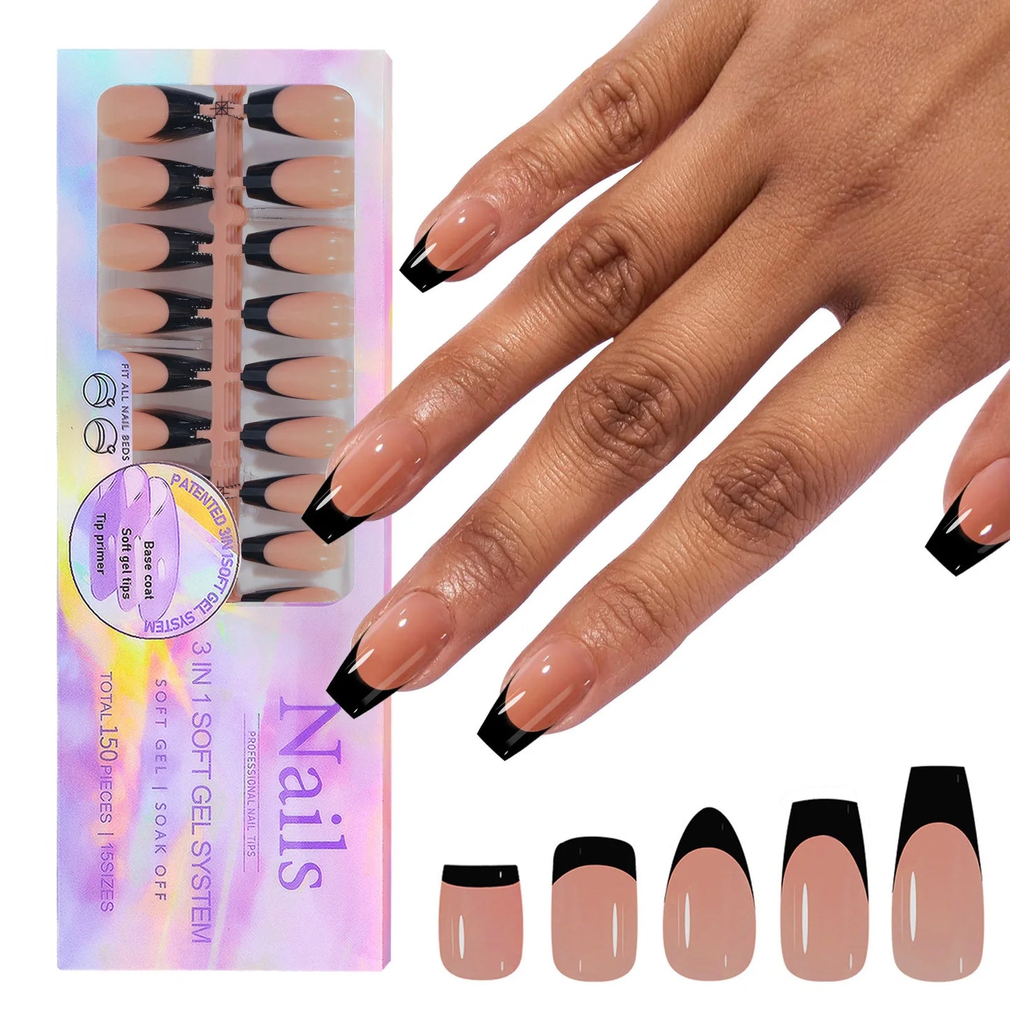 French False Nails 150Pcs