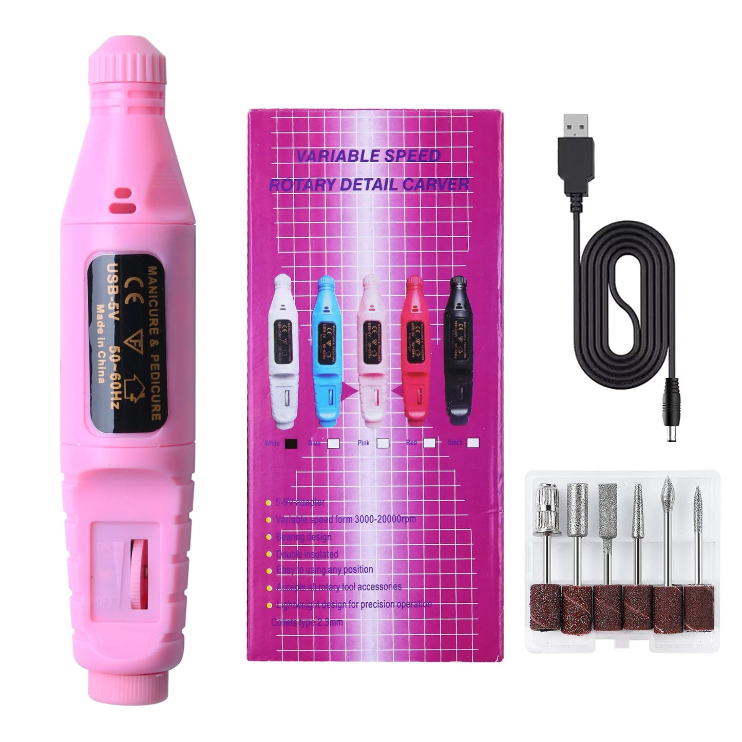 Portable Electric Nail Drill  Pen