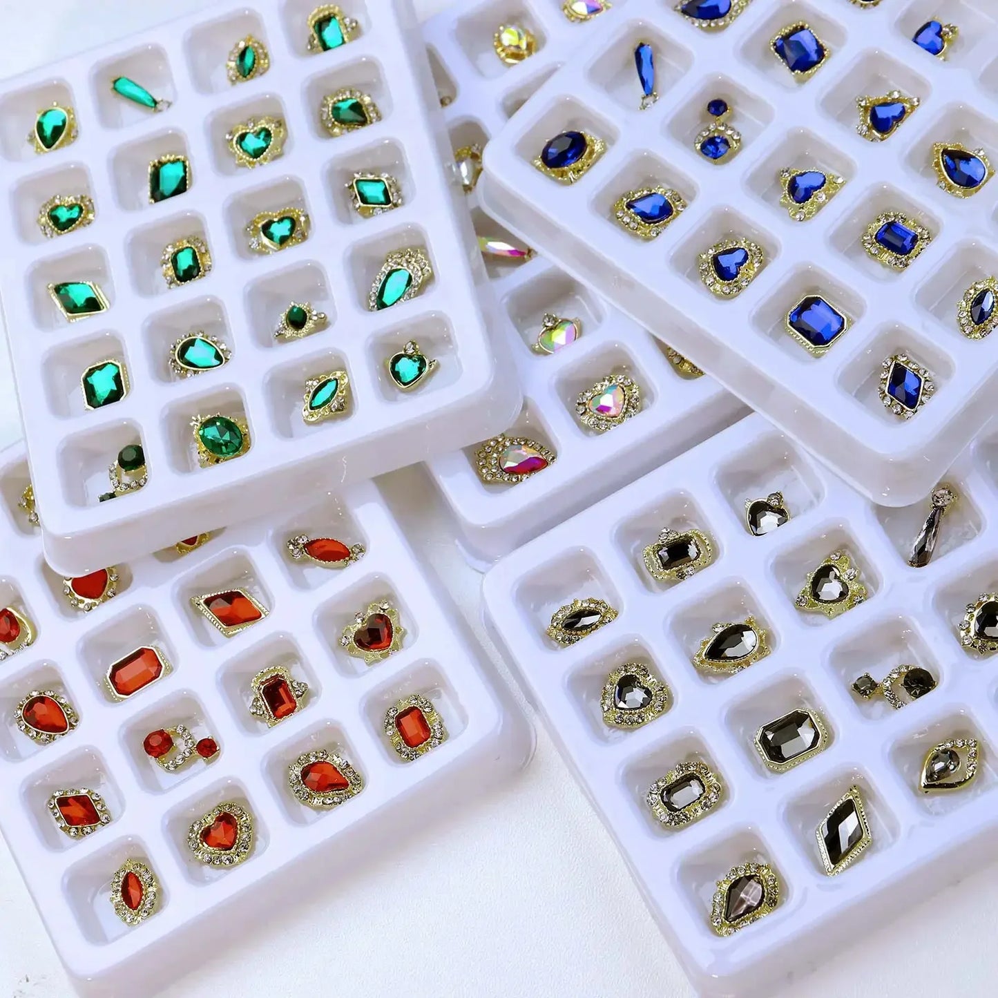 3D Crystal Nail Rhinestones Alloy