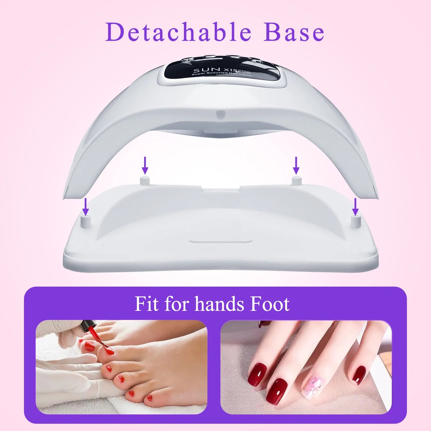 Auto Sensor UV LED Nail Lamp SUN X15 MAX High-Power