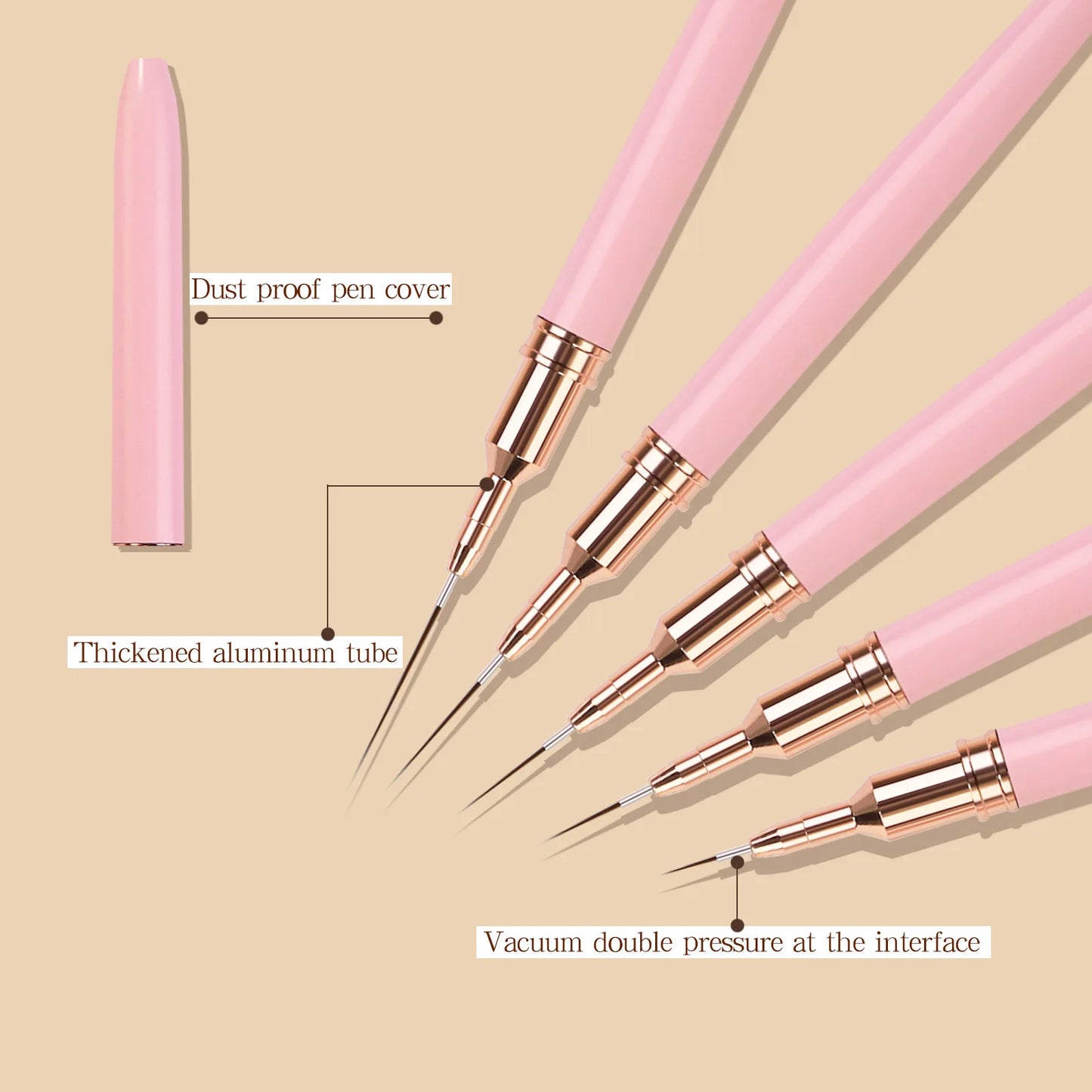 5pcs Nail Art Brushes