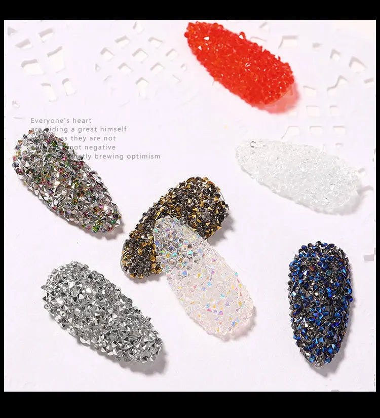 3D Nail Art Accessories Glitter Micro Crystal