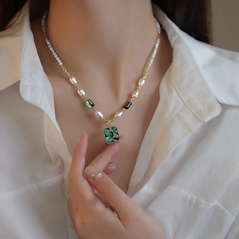 Moon Kiss Necklace 
100% Natural Freshwater Pearl 14K Gold Filled