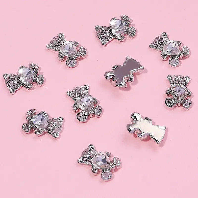 Cute Bear3D Accessories Nail Supplies