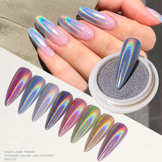 Laser Colorful Mirror Effect Glitter