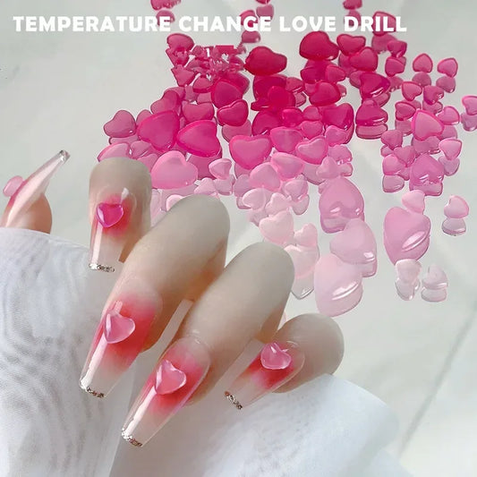 Love Heart Rhinestones Light