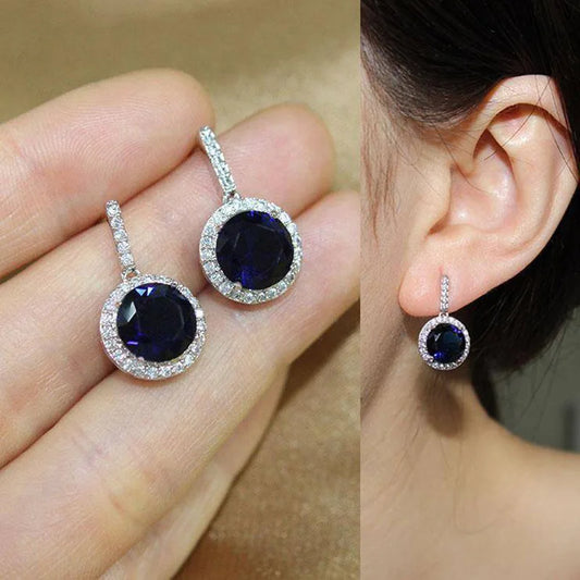 star dark night Luxury Earring 925 Silver