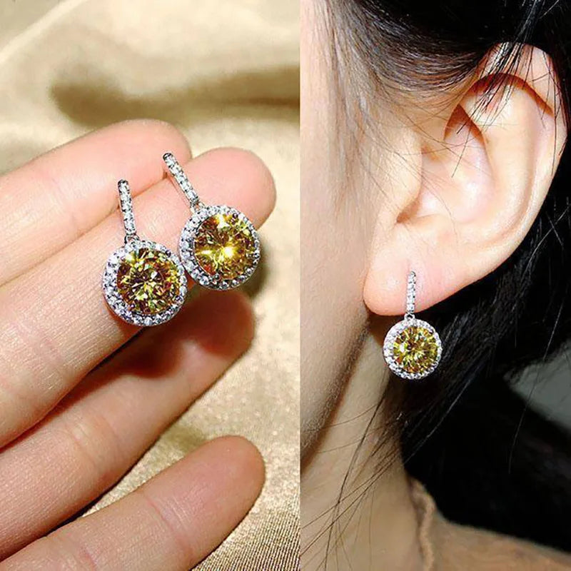 star dark night Luxury Earring 925 Silver