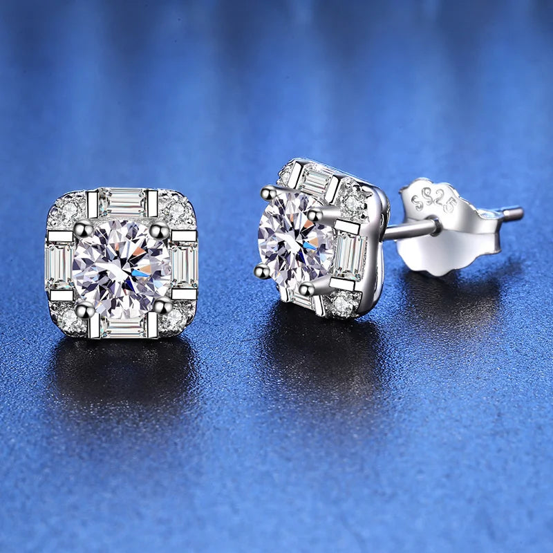 sky blue  0.5 CT  925 Sterling Silver