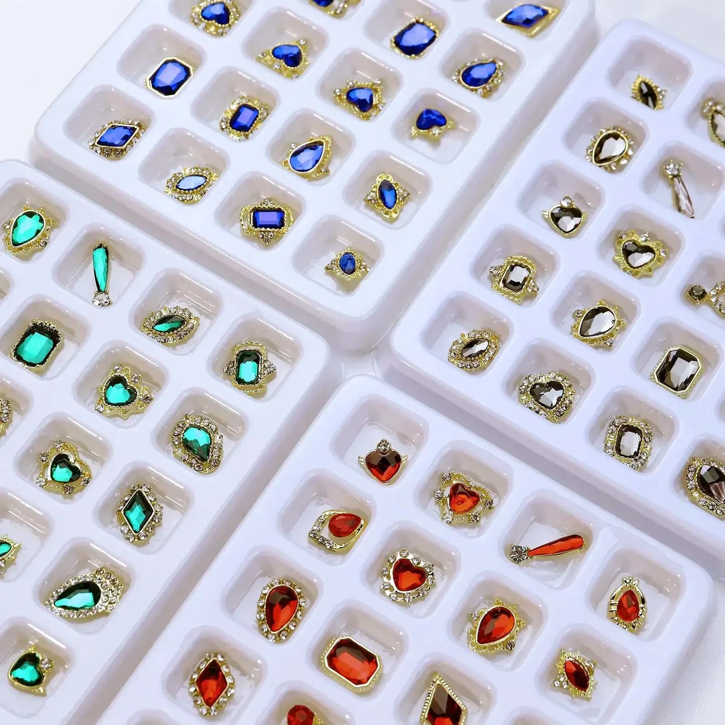 3D Crystal Nail Rhinestones Alloy