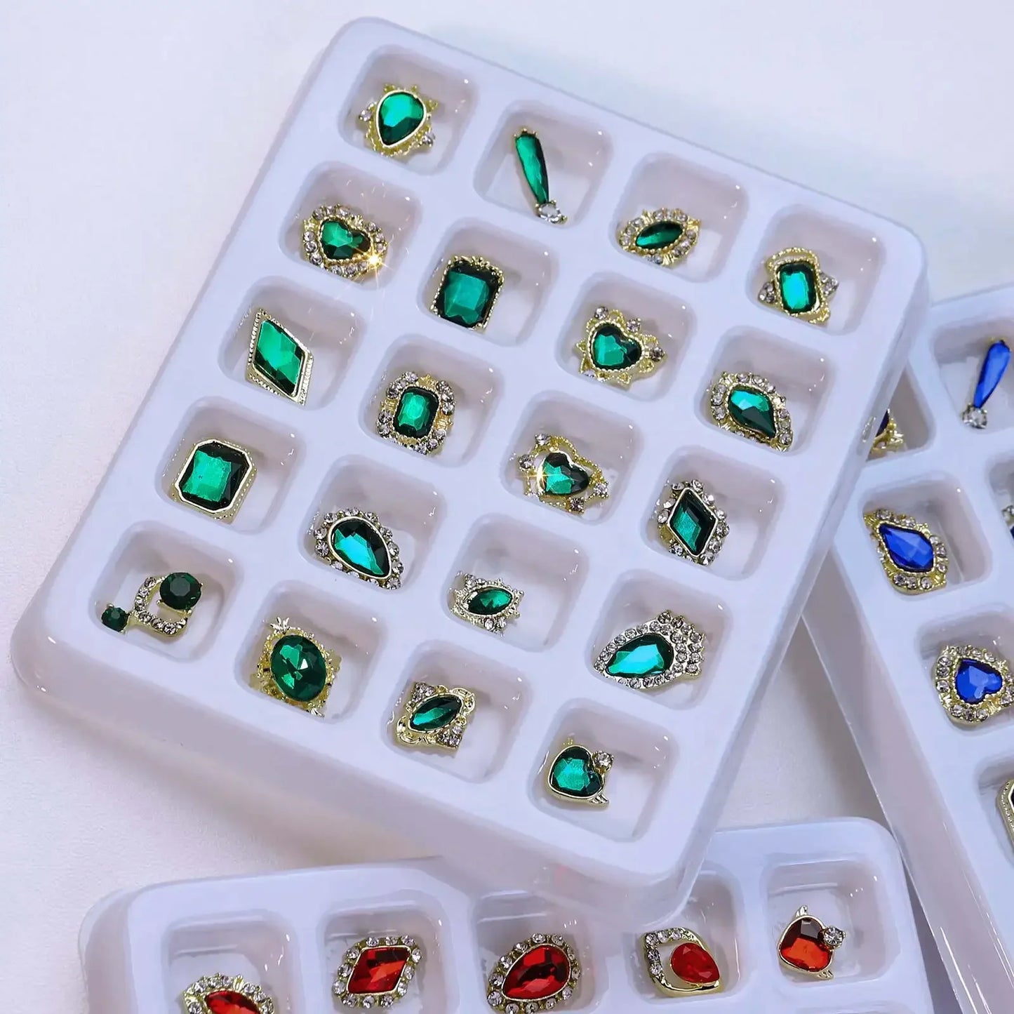 3D Crystal Nail Rhinestones Alloy