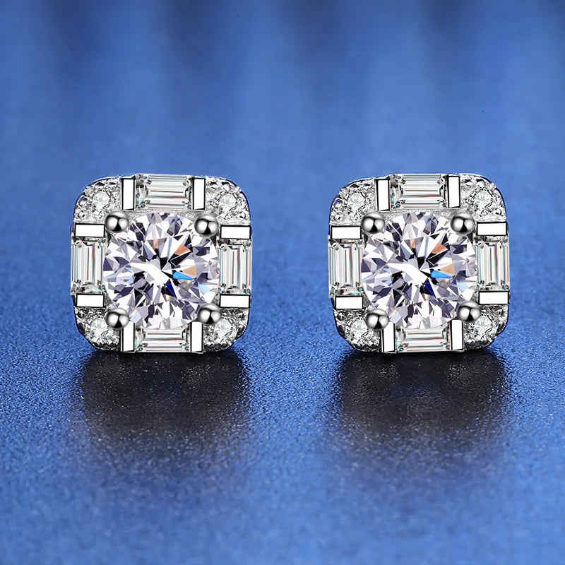 sky blue  0.5 CT  925 Sterling Silver