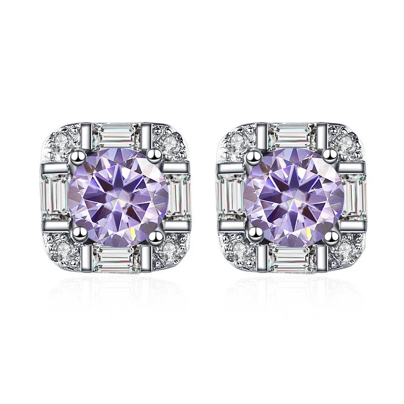 sky blue  0.5 CT  925 Sterling Silver