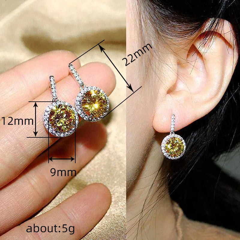 star dark night Luxury Earring 925 Silver