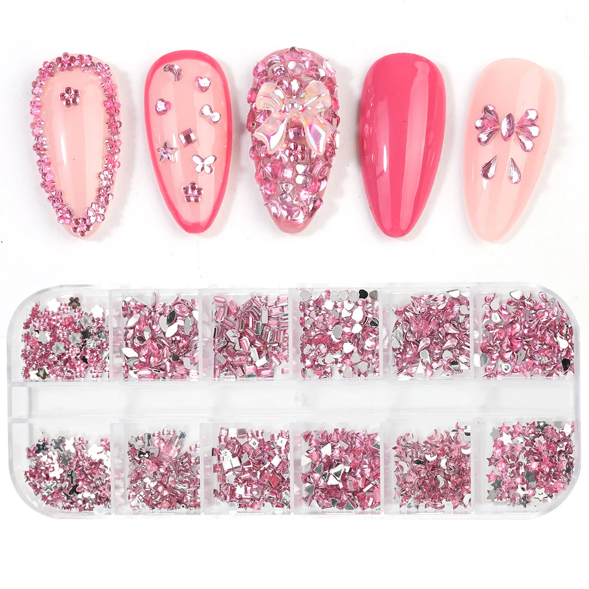 Luxury  Rhinestones  12Grids