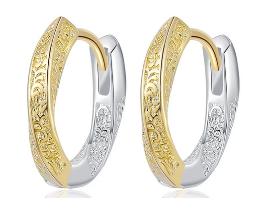 golden love  100% Real Pure 925 Sterling Silver